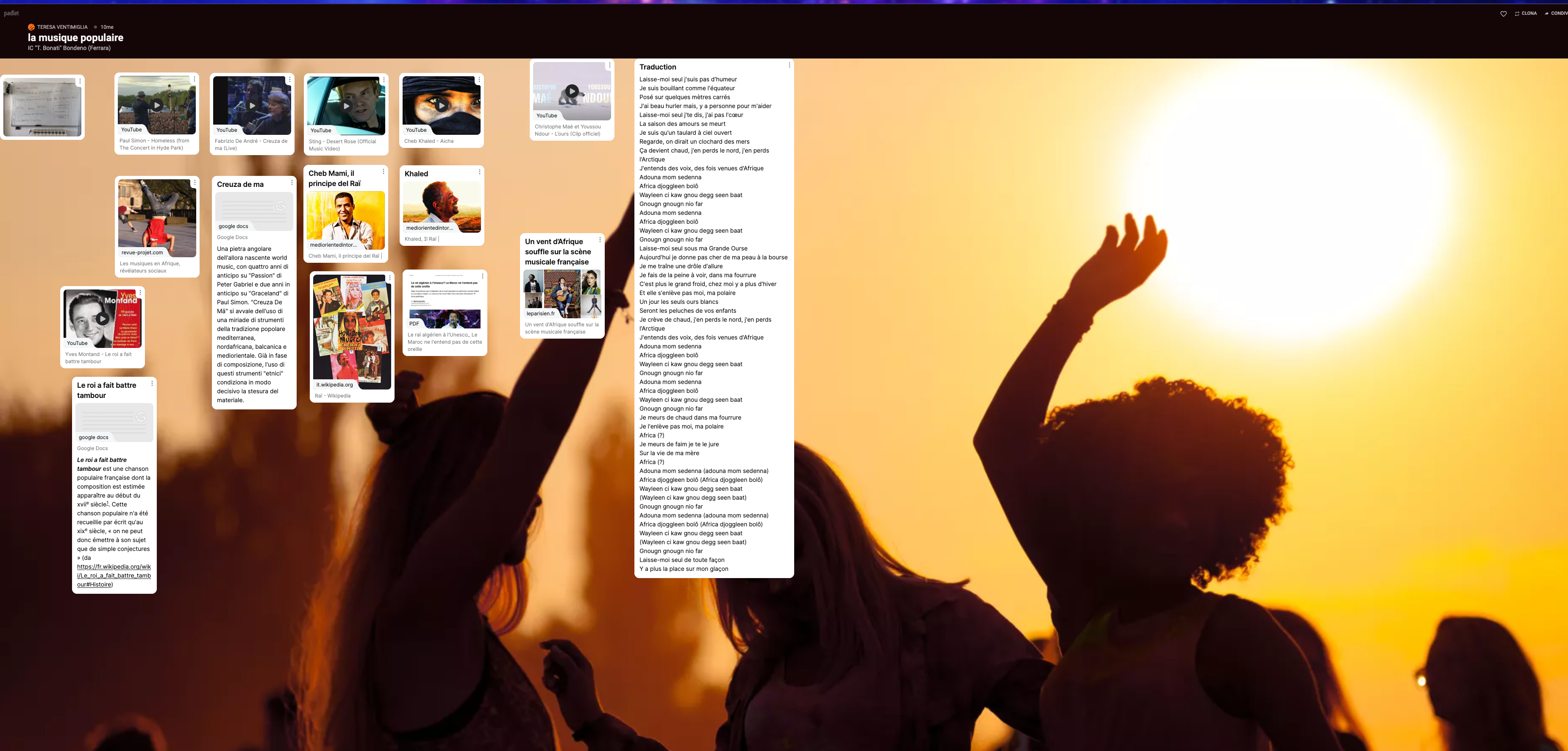 La musique populaire